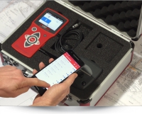 HMP LFGpro - export measurment results by means of the HMPtransfer App, bluetooth, light load plate