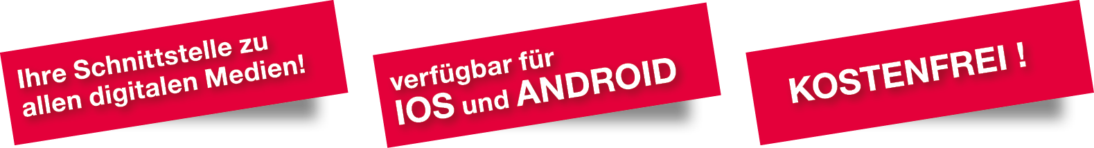 HMPtransfer App - Schnittstelle zu digitalen Medien, verfügbar für IOS und Android HMPtransfer App - Schnittstelle zu digitalen Medien, verfügbar für IOS und Android