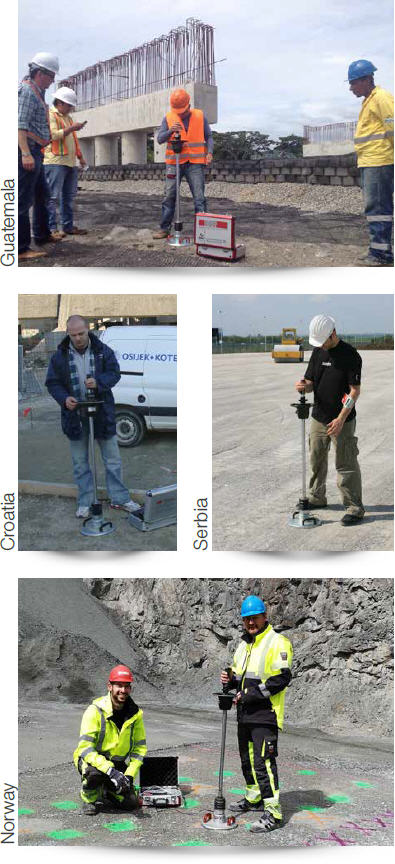El equipo ligero de impacto HMP LFG en uso en Noruega, Croacia, Serbia, Gutatemala