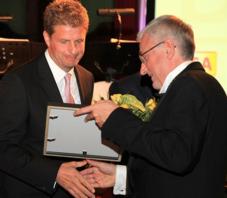 2012-10-06 Preisübergabe Unternehmer des Jahres, Gunnar Hennings, Geschäftsführer der HMP GmbH
