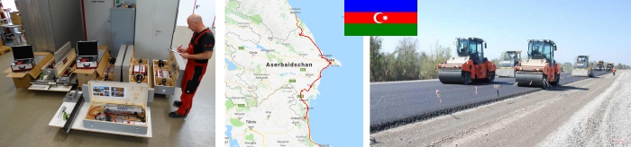 2018-05 Statische und dynamische Plattendruckgeräte fertig für den Versand nach Aserbaidschan