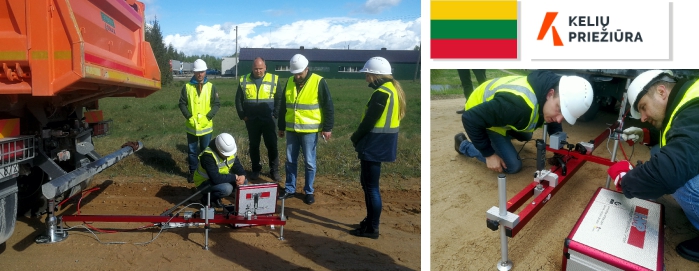2019-09 HMP PDG en acción para la agencia estatal para la nueva construcción y mantenimiento de carreteras en Lituania
