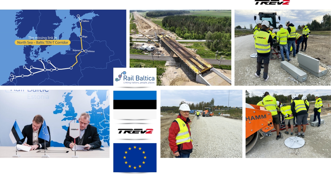 Proyecto ferroviario Rail Baltica - apoyado por el uso de dispositivos de carga de placa estática y dinámica de HMP Proyecto ferroviario Rail Baltica - apoyado por el uso de dispositivos de carga de placa estática y dinámica de HMP