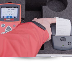 HMP PDGpro - printout - print immediately on site or at the construction site