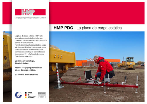 Folleto de HMP PDG La placa de carga estática Folleto de HMP PDG La placa de carga estática