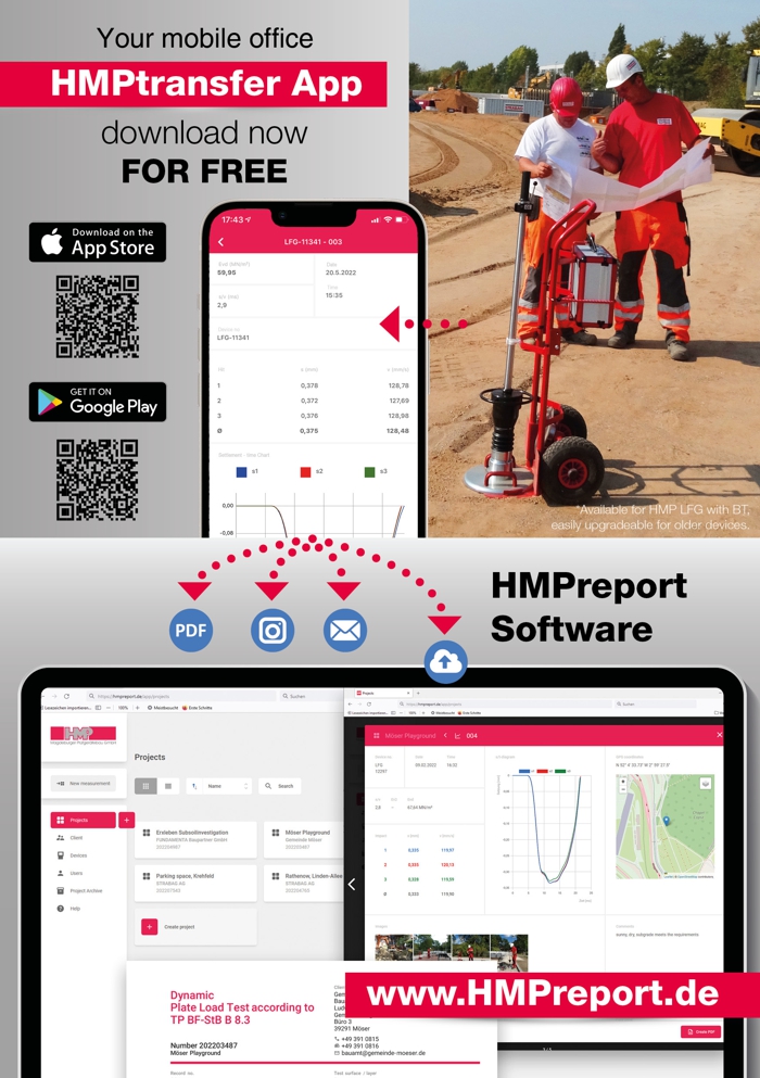 Your mobile office - HMPtransfer App and HMPreport Software Your mobile office - HMPtransfer App and HMPreport Software