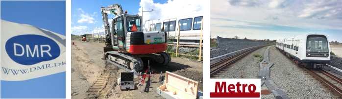 HMP PDGpro - Uso en construcción de vías férreas, Metro de Copenhague