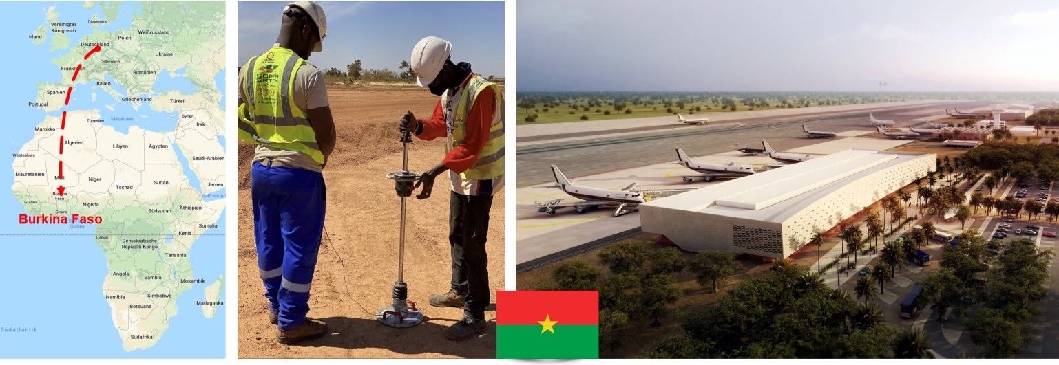 HMP LFG - Evaluación de la capacidad portante de las capas de cimentación AEROPUERTO INTERNACIONAL DE DONSIN-OUAGADOUGOU, Burkina Faso